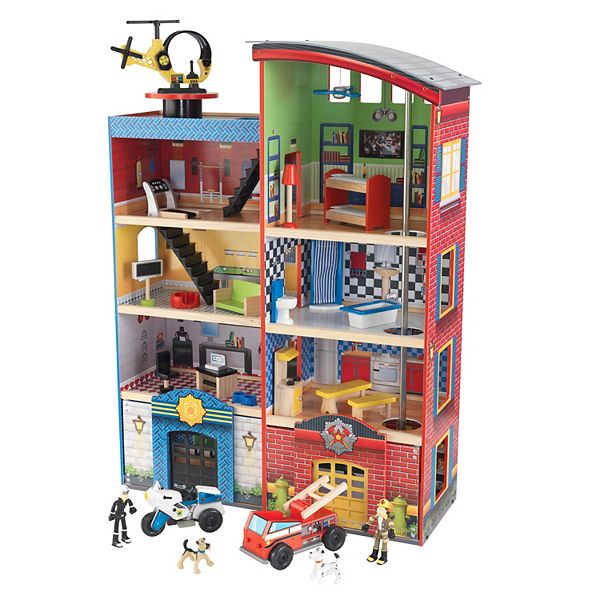 Fire clearance station dollhouse