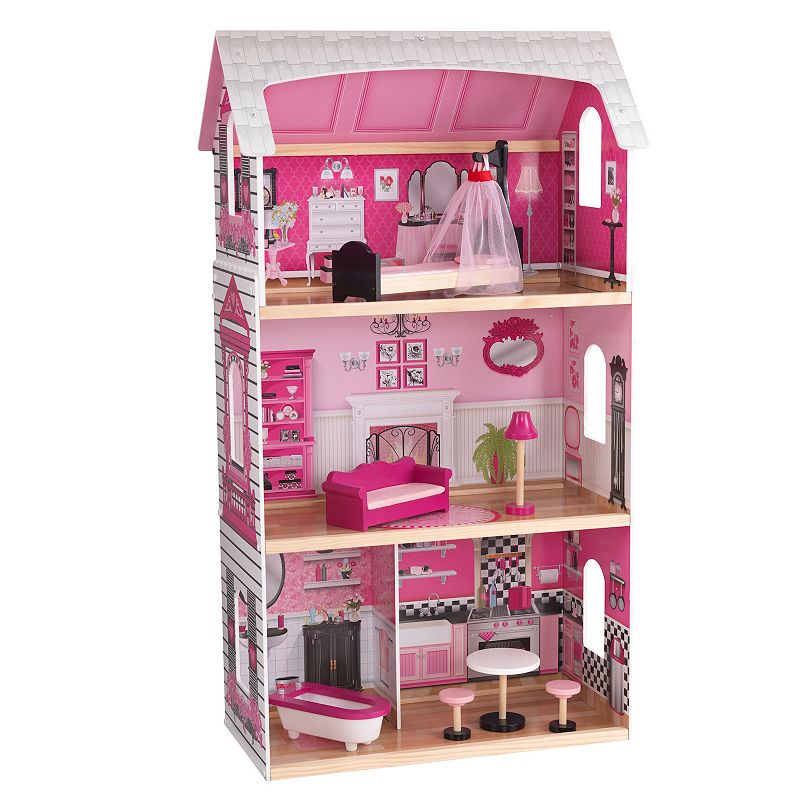 KidKraft Bonita Rosa Dollhouse, Multicolor