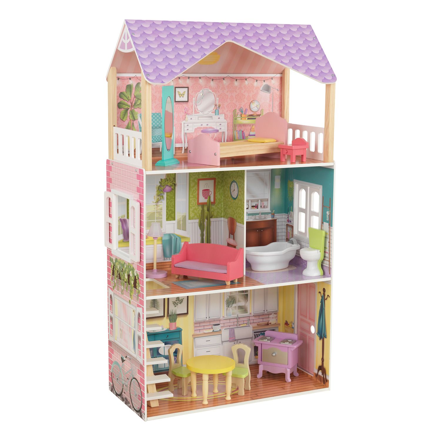 kidkraft dollhouse family