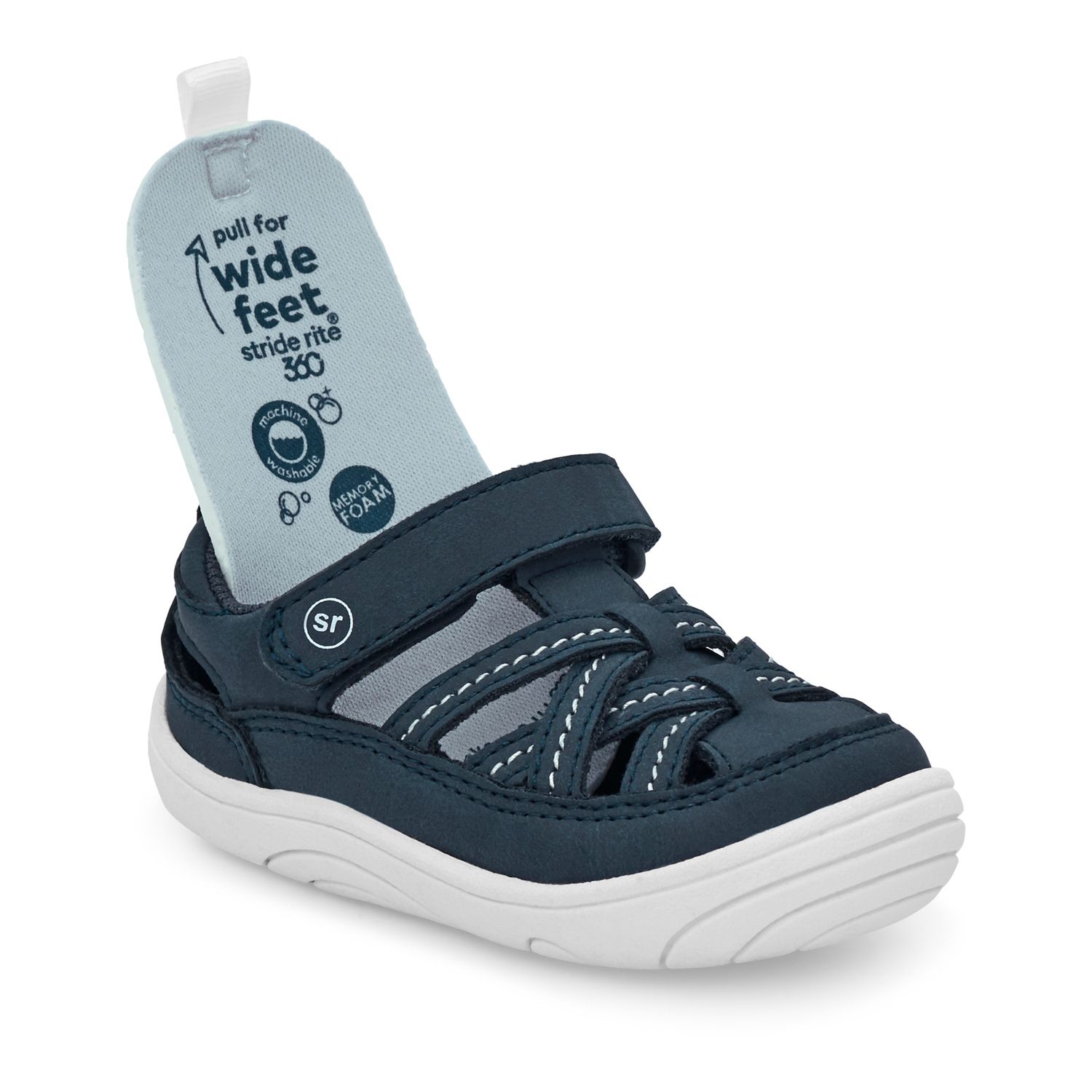 stride rite amos sandal