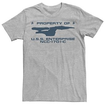 Men's Star Trek The Next Generation U.S.S. Enterprise Property Text Tee