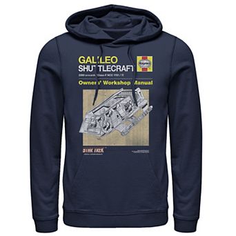 Men's Star Trek Original Series Galileo Manual Hoodie