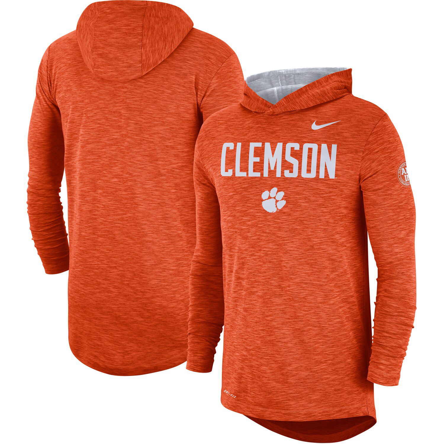 clemson short sleeve hoodie
