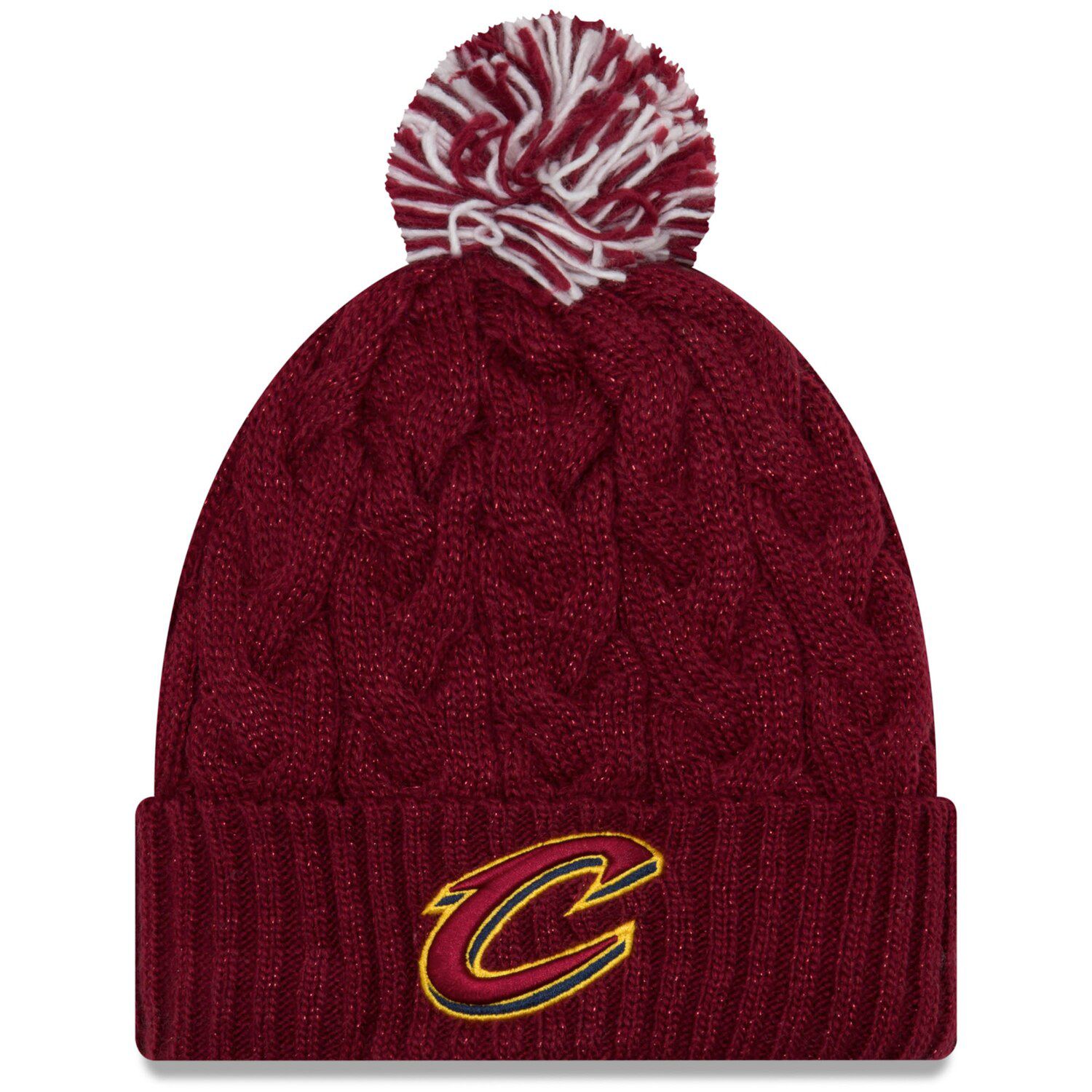 cleveland cavaliers knit pom hat