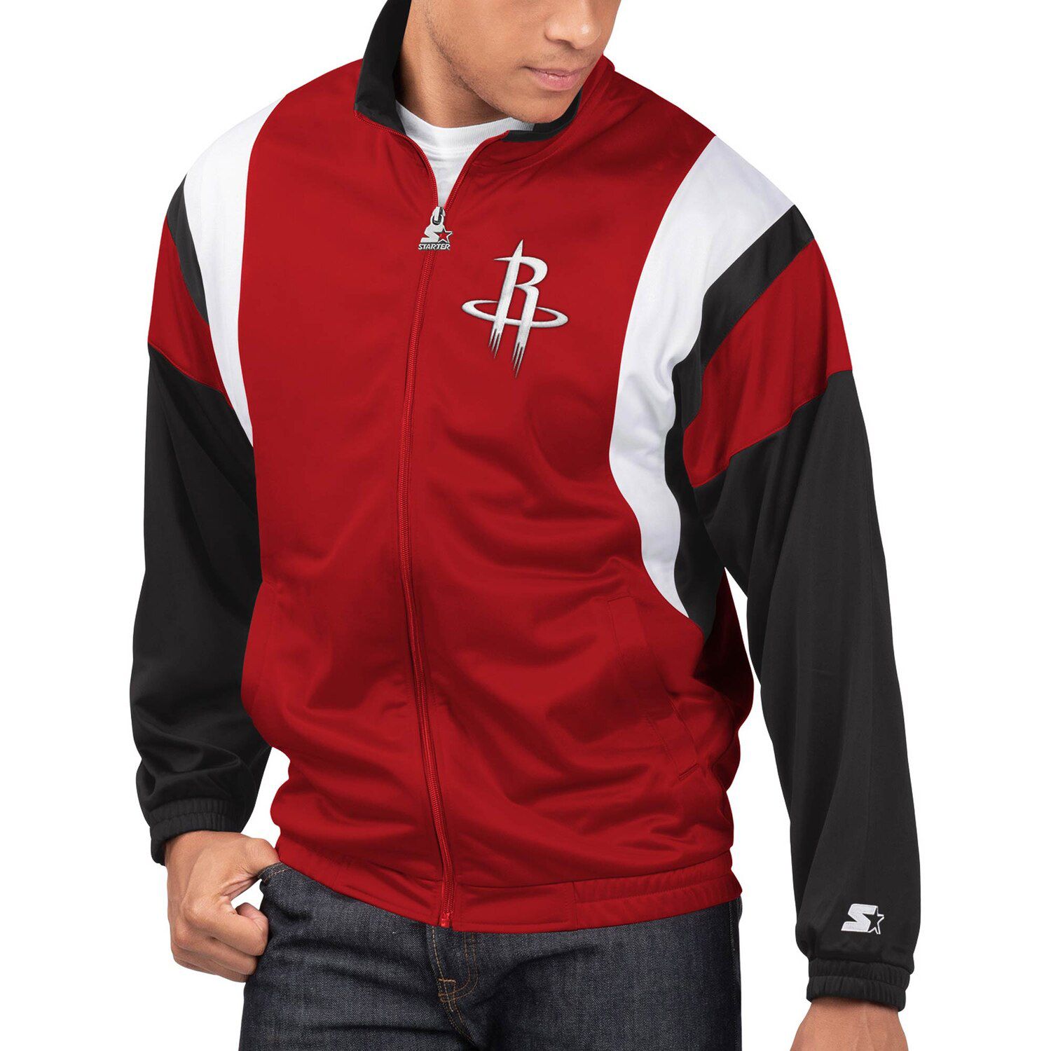 houston rockets track jacket