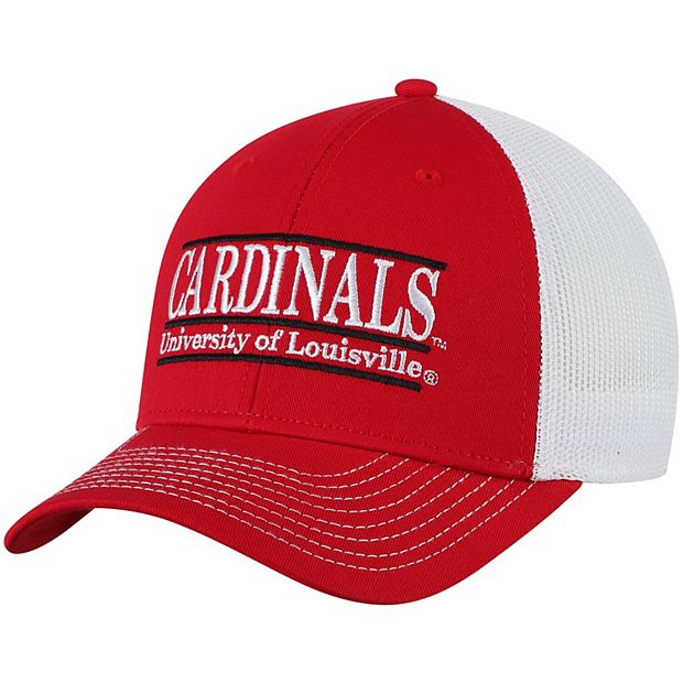 Men's The Game Red Louisville Cardinals Benchmark Trucker Adjustable  Snapback Hat