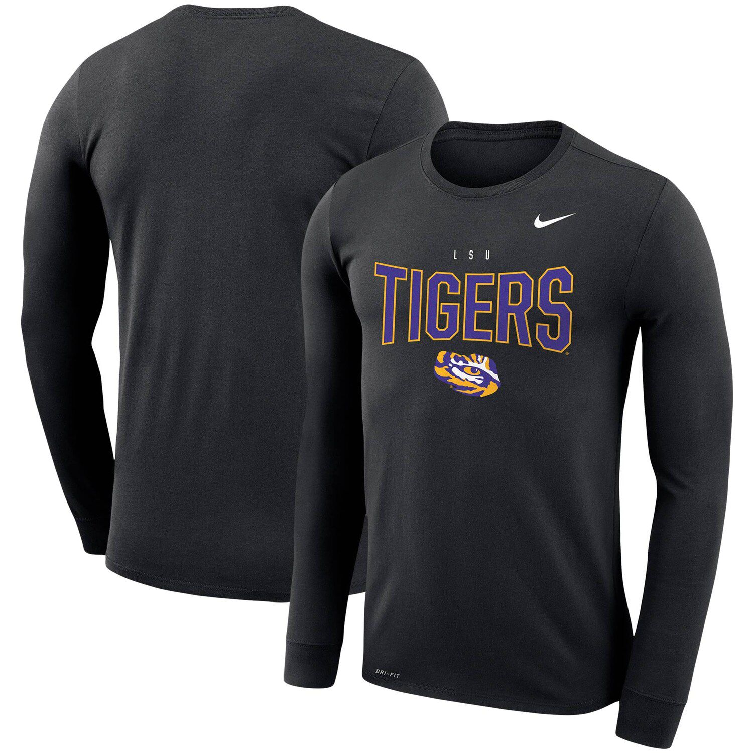 lsu dri fit long sleeve shirt