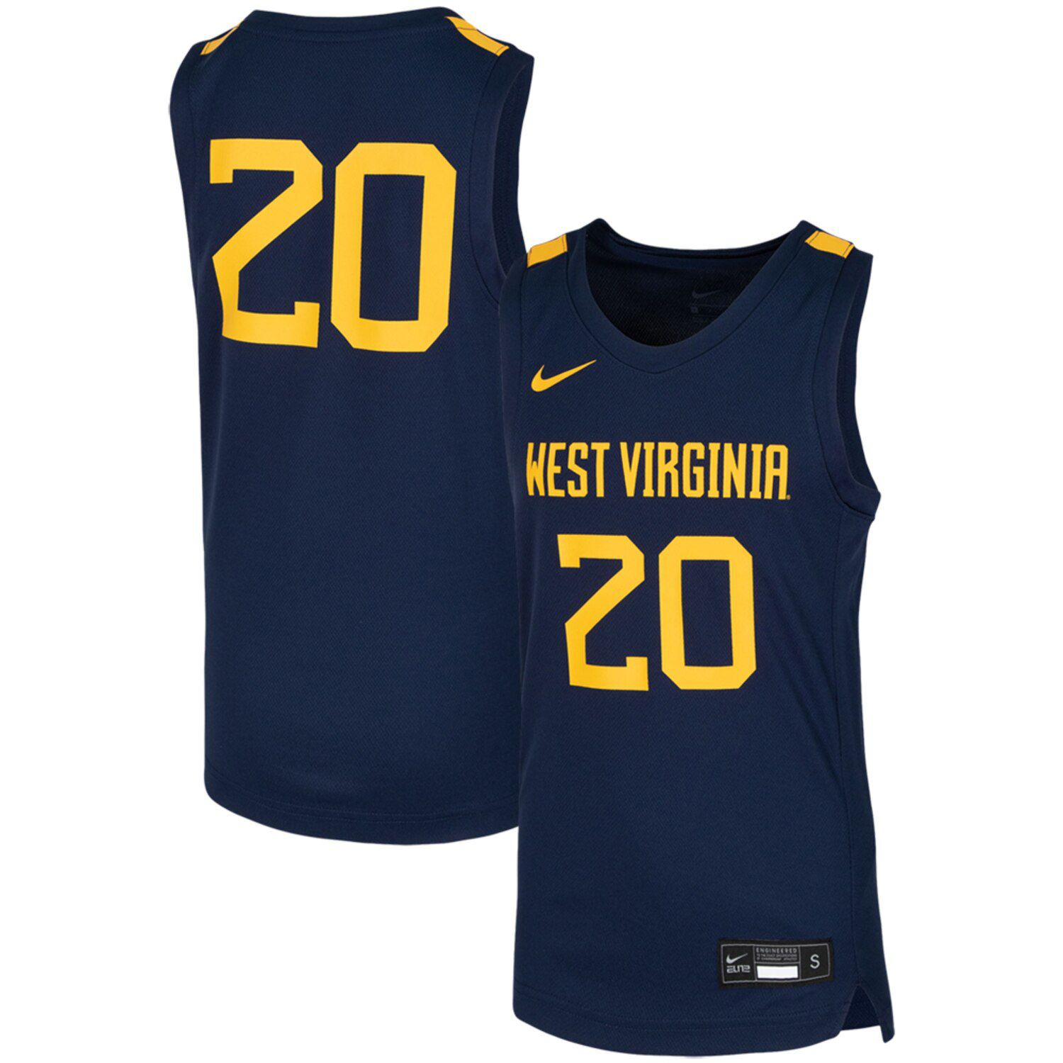 wvu basketball jersey