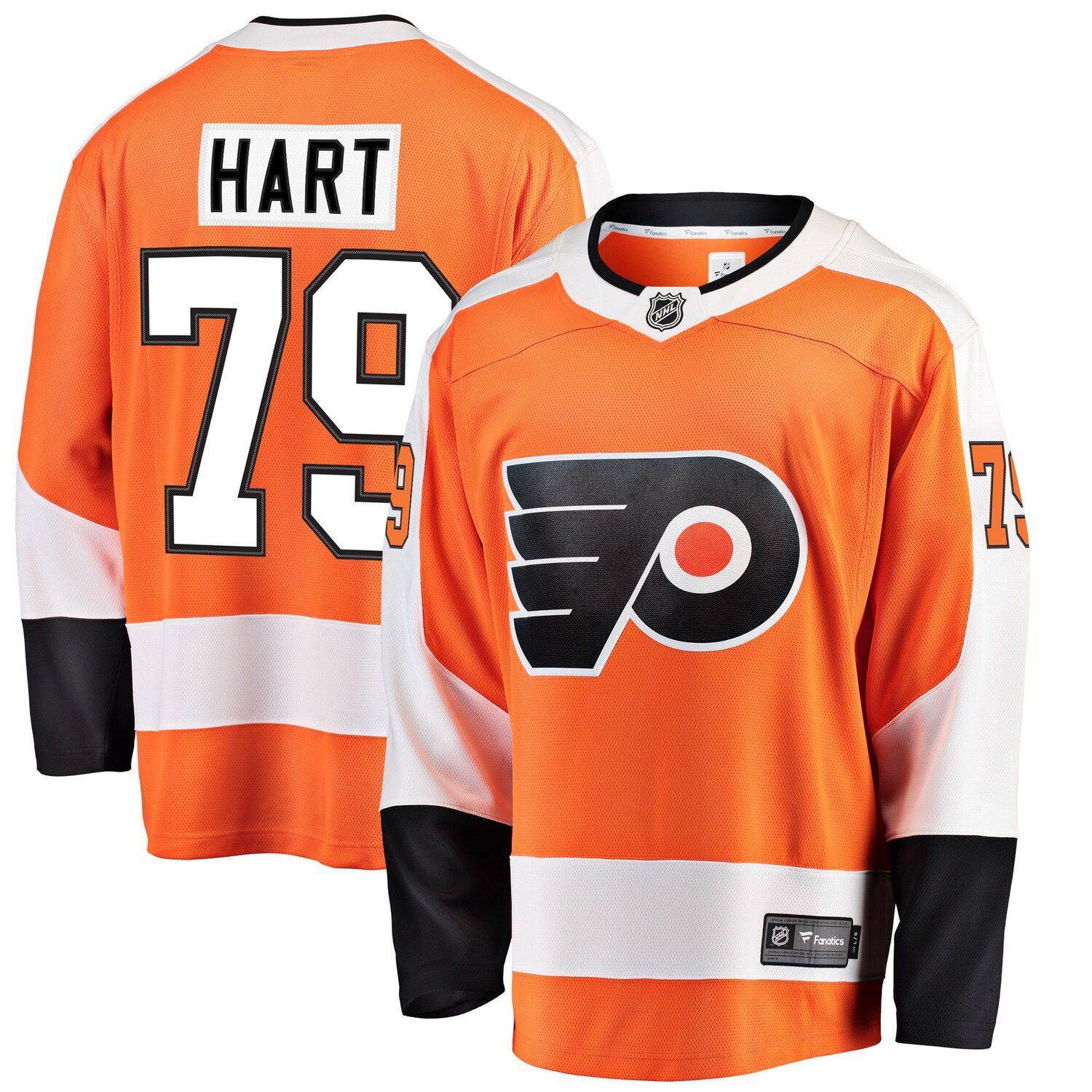 Carter Hart Orange Philadelphia Flyers 