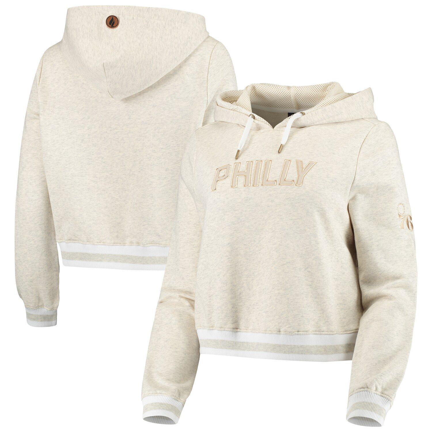 cropped pullover hoodie