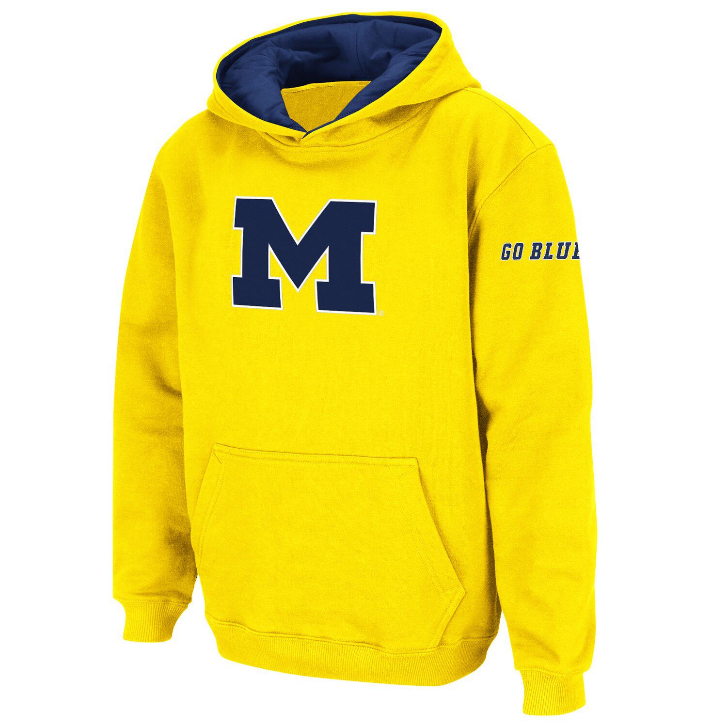 yellow michigan hoodie