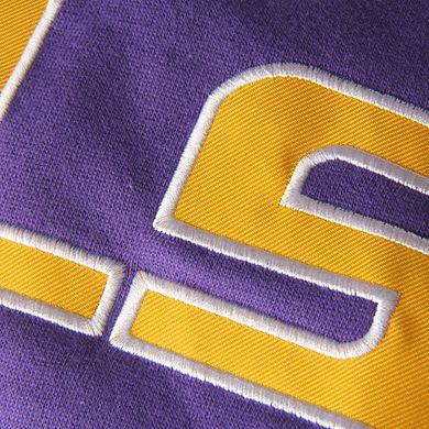 Women's Stadium Athletic Purple LSU Tigers Big Logo Pullover Hoodie