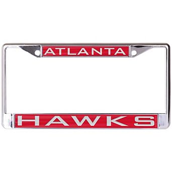 WinCraft Atlanta Hawks Laser Inlaid Metal License Plate Frame