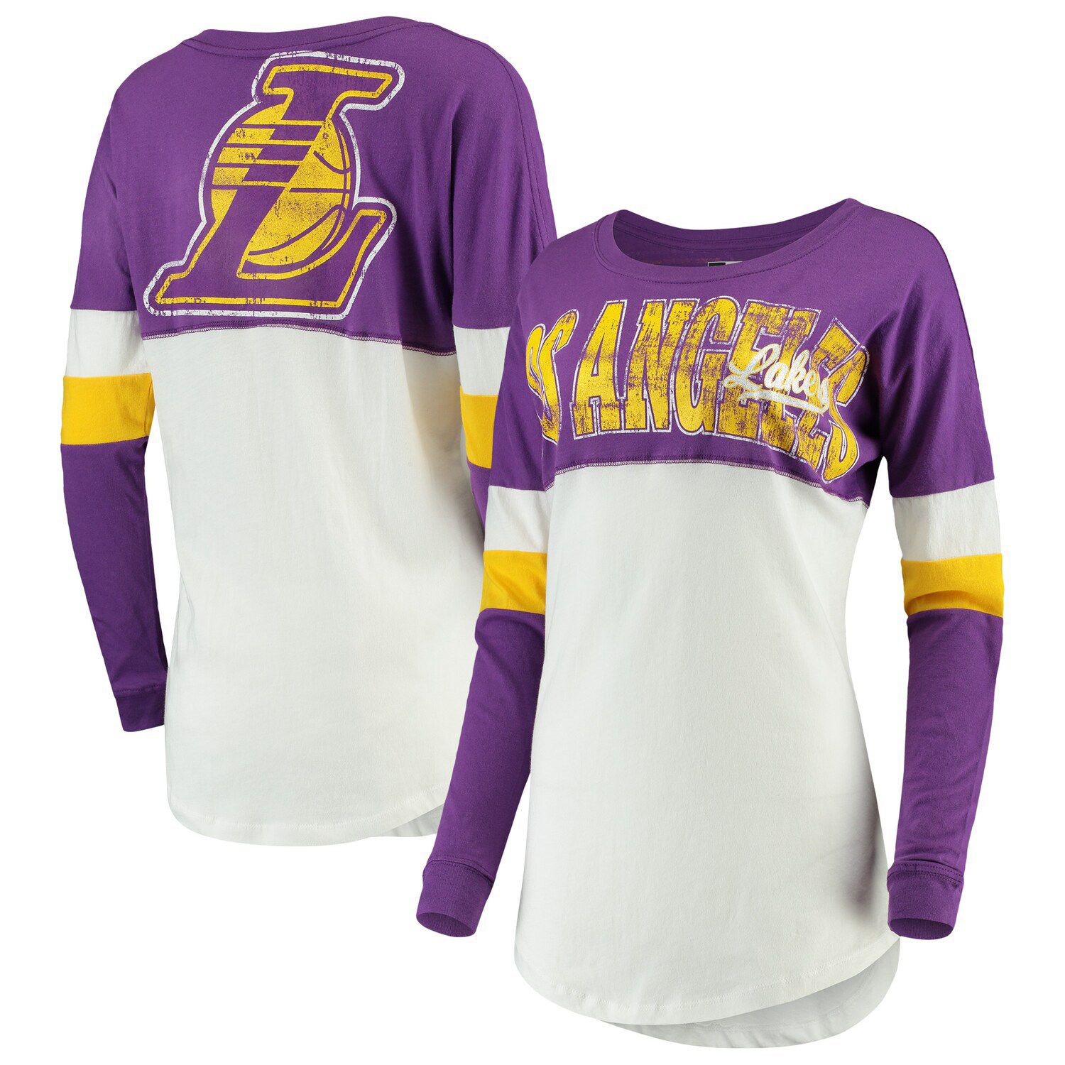 lakers white sleeved jersey