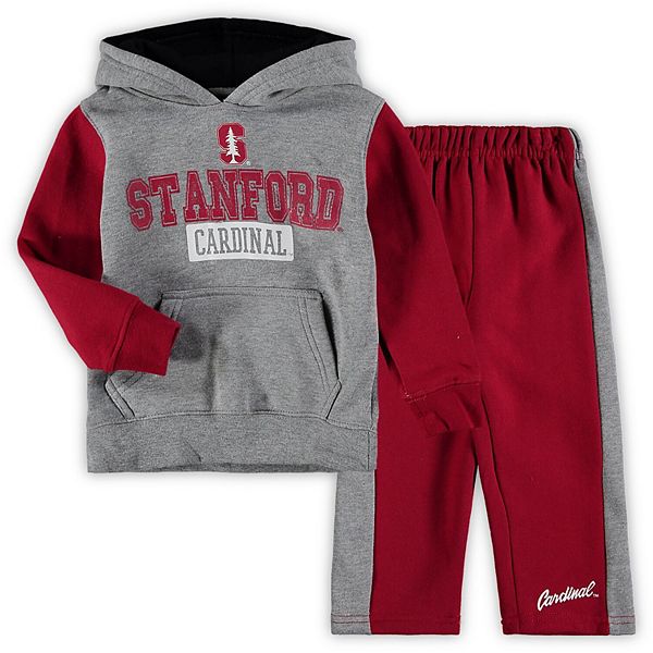 Colosseum Men's Stanford Cardinal Grey Hoodie