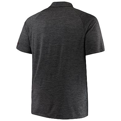 Men's Colosseum Black Mississippi State Bulldogs Big & Tall Down Swing Polo