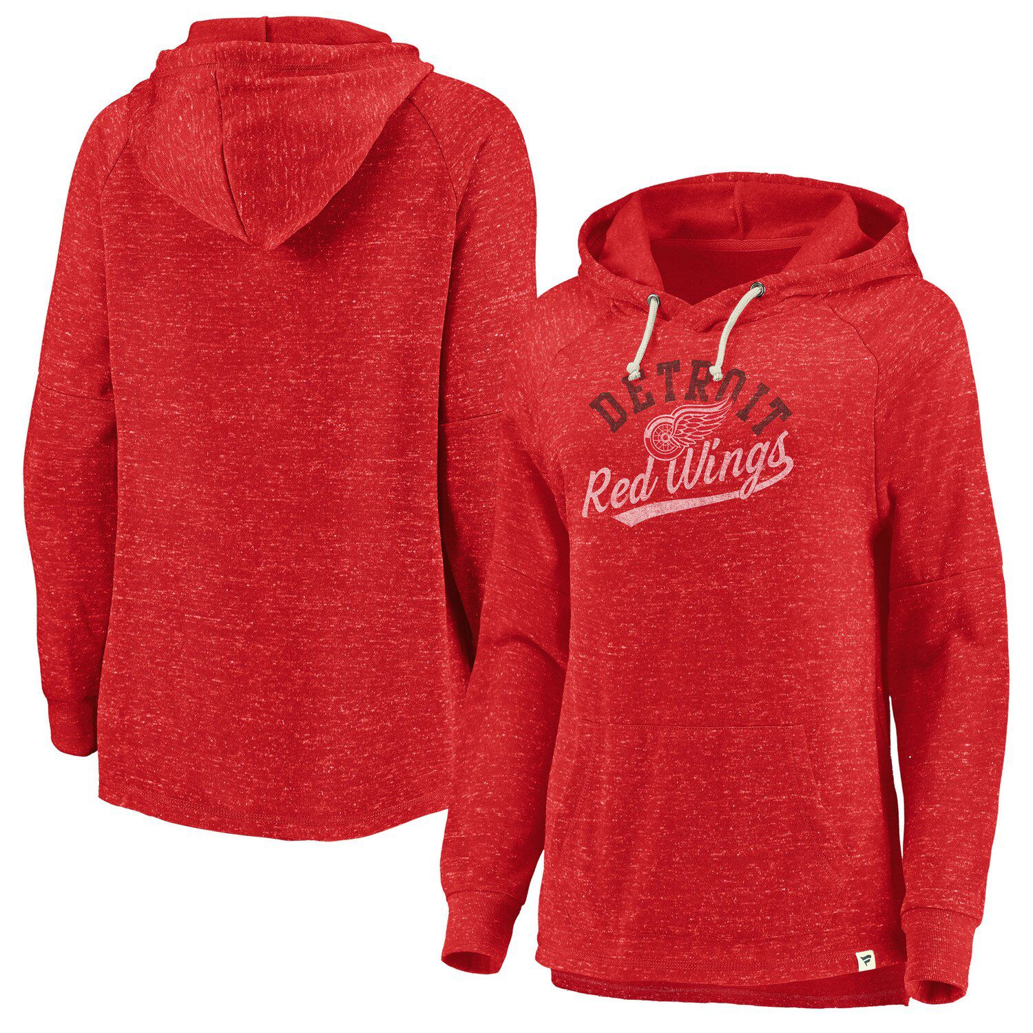 faded red hoodie