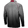 Men's Colosseum Heathered Gray Indiana Hoosiers Sitwell Sublimated Quarter-Zip Pullover Jacket
