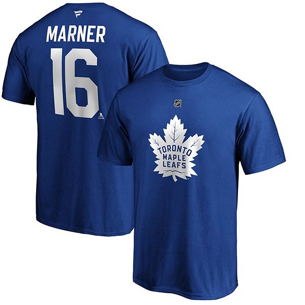adidas Maple Leafs Marner Home Authentic Jersey - Blue