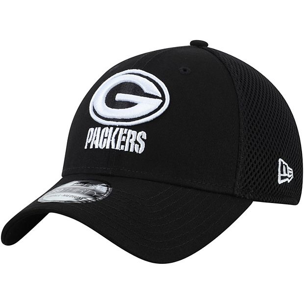 New Era Green Bay Packers Comfort Black Edition 39Thirty Stretch