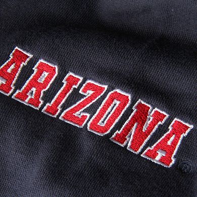Women's Stadium Athletic Navy Arizona Wildcats Big Logo Pullover Hoodie