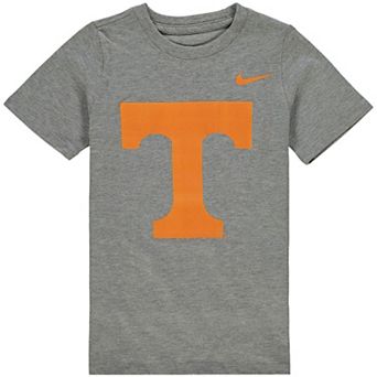 Preschool Nike Charcoal Tennessee Volunteers Logo T-Shirt