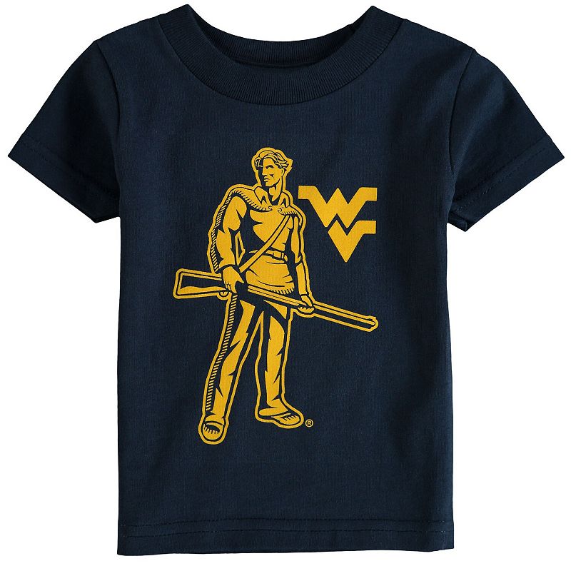 Infant Navy West Virginia Mountaineers Big Logo T-Shirt, Infant Unisex, Siz