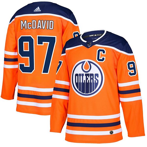 Men's adidas Connor McDavid Orange Edmonton Oilers Authentic