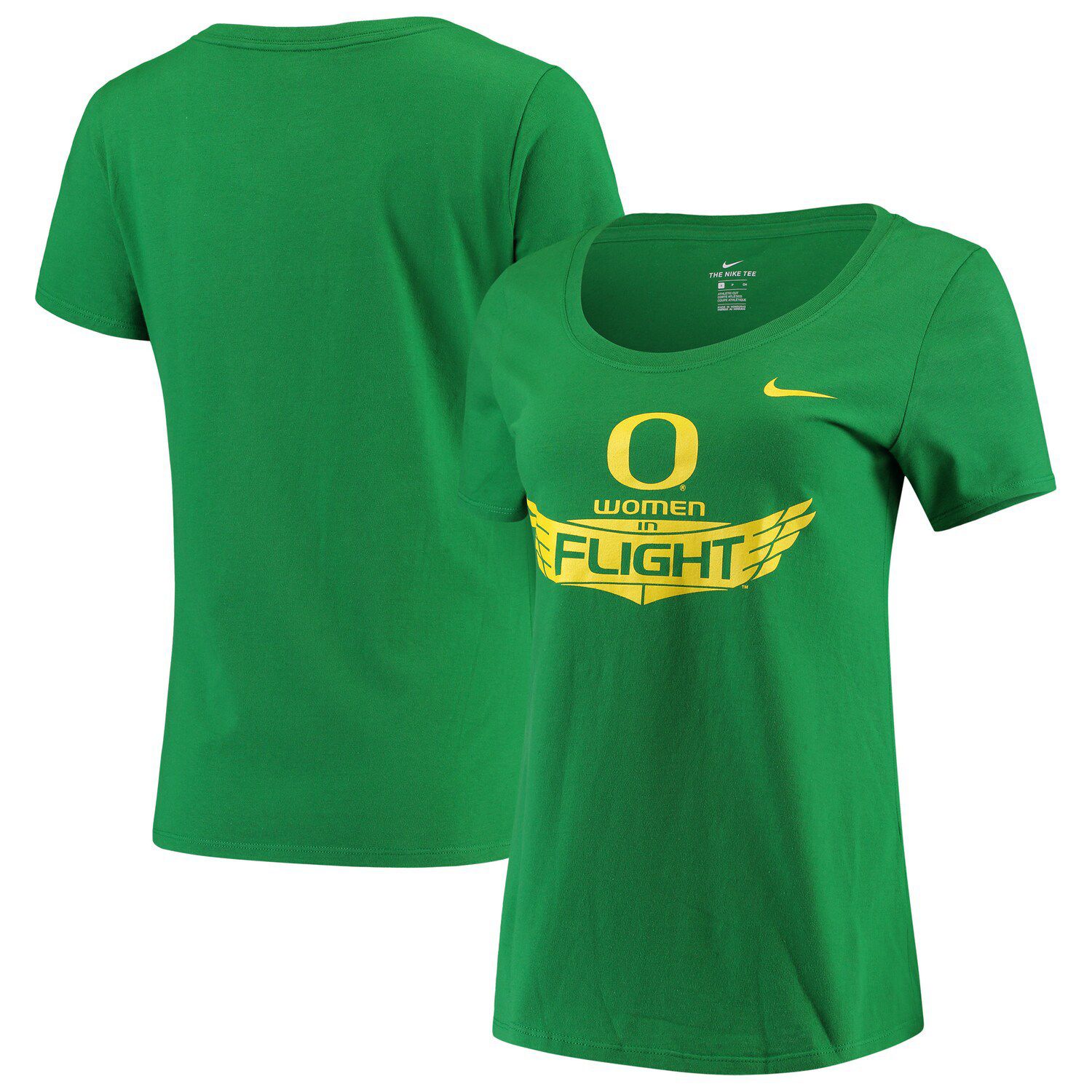 green nike shirt women's