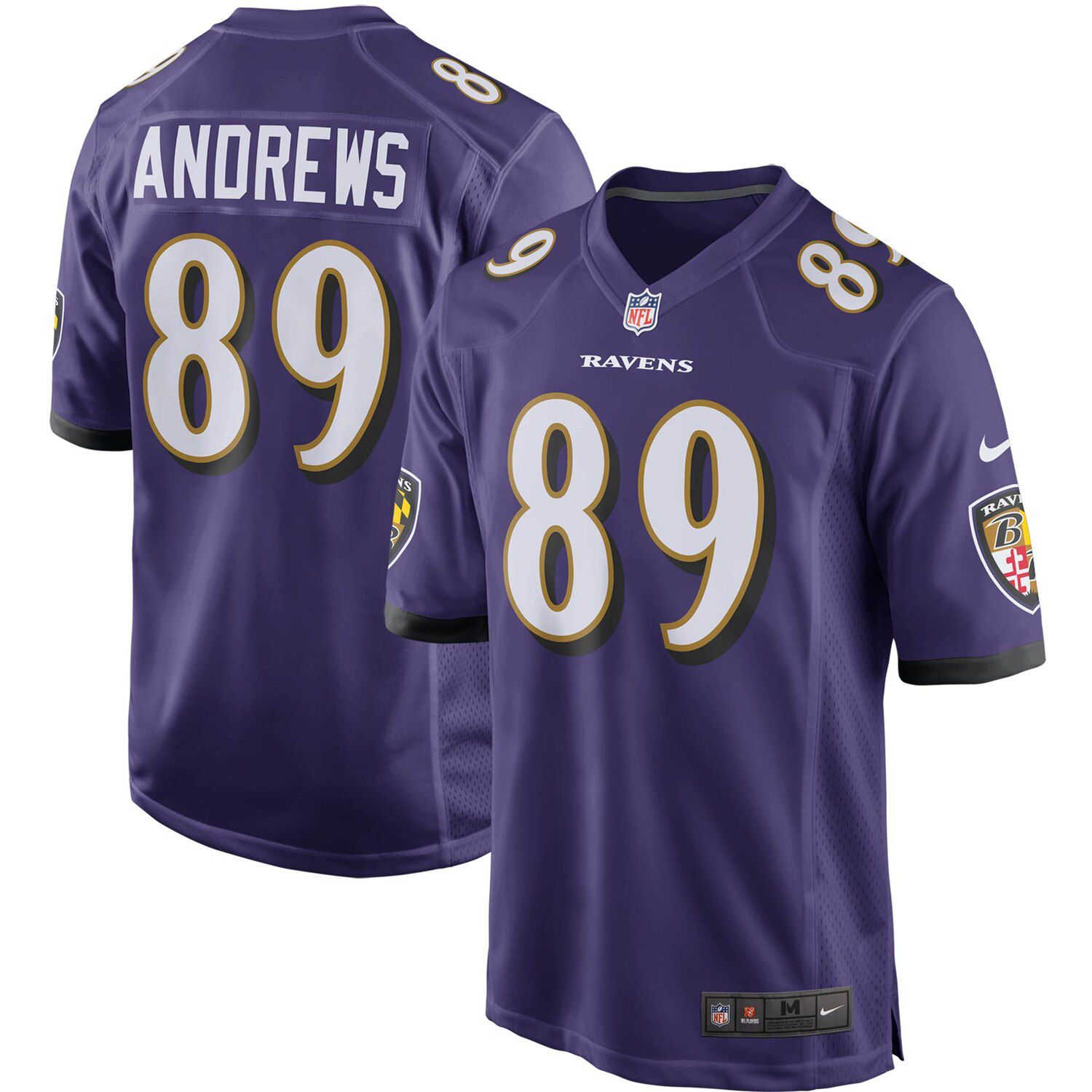 Purple Baltimore Ravens Game Jersey