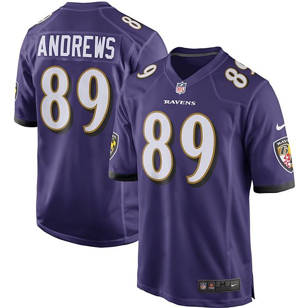 Men's Nike Mark Andrews Purple Baltimore Ravens Game Player Jersey