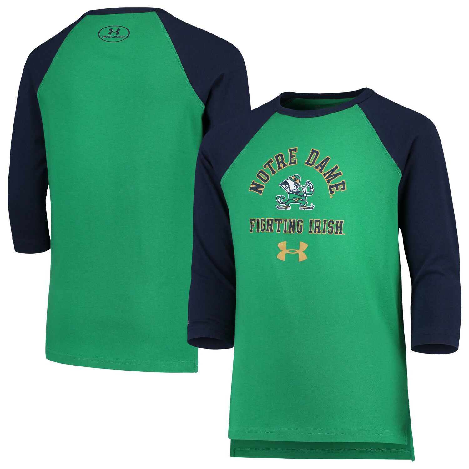 notre dame green baseball jersey