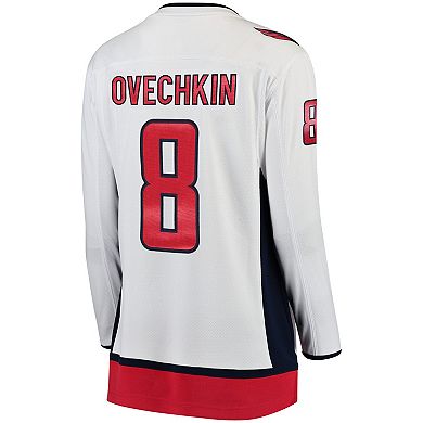 Women's Fanatics Alexander Ovechkin White Washington Capitals Breakaway Player Jersey