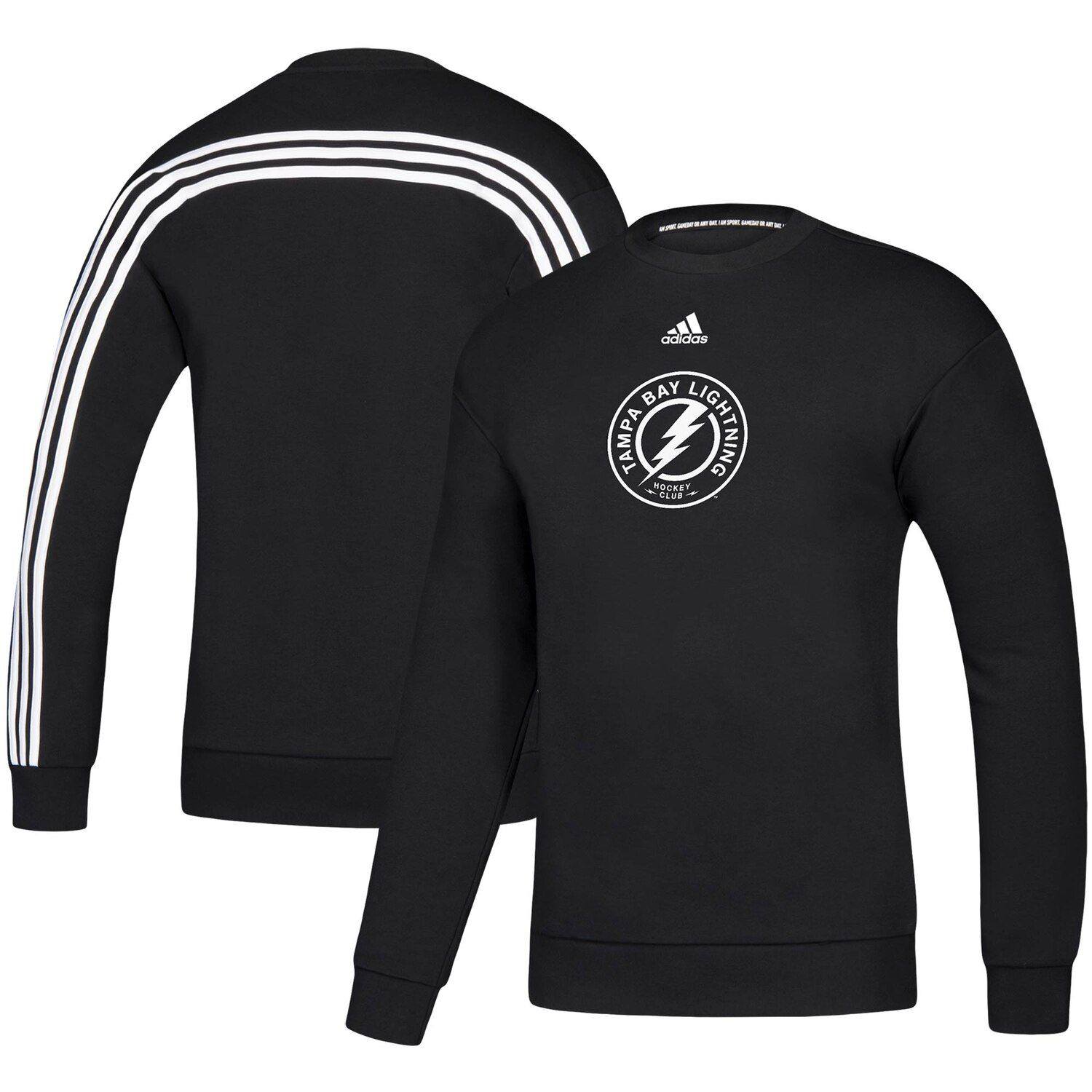adidas three stripe sweatshirt