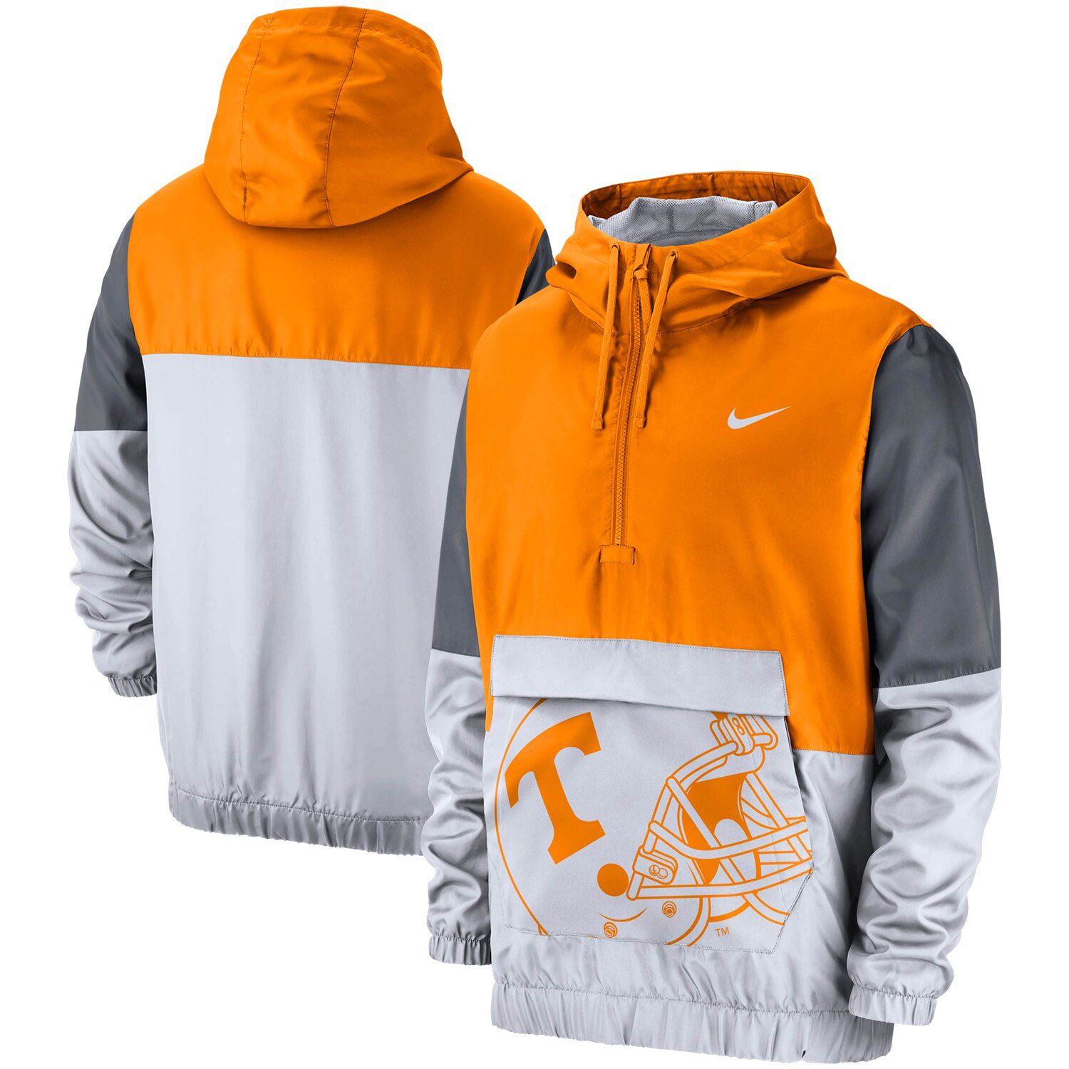 nike orange rain jacket