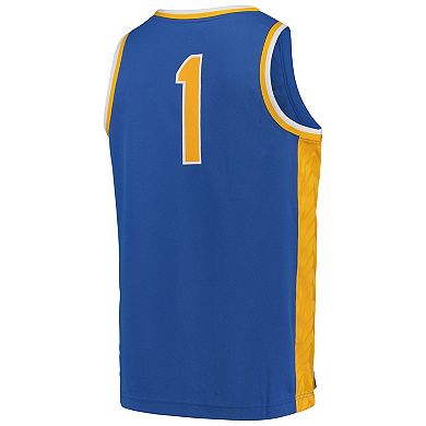 Men's Nike #1 Royal Pitt Panthers Team Replica Basketball Jersey