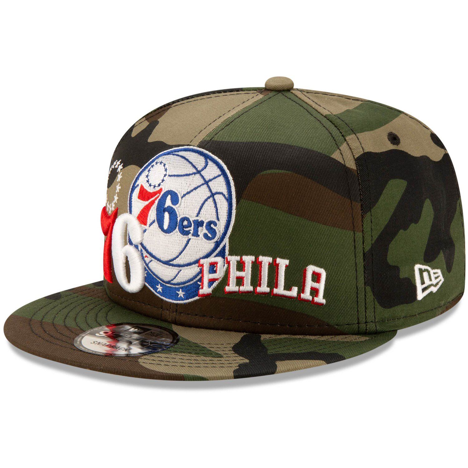 76ers camo hat