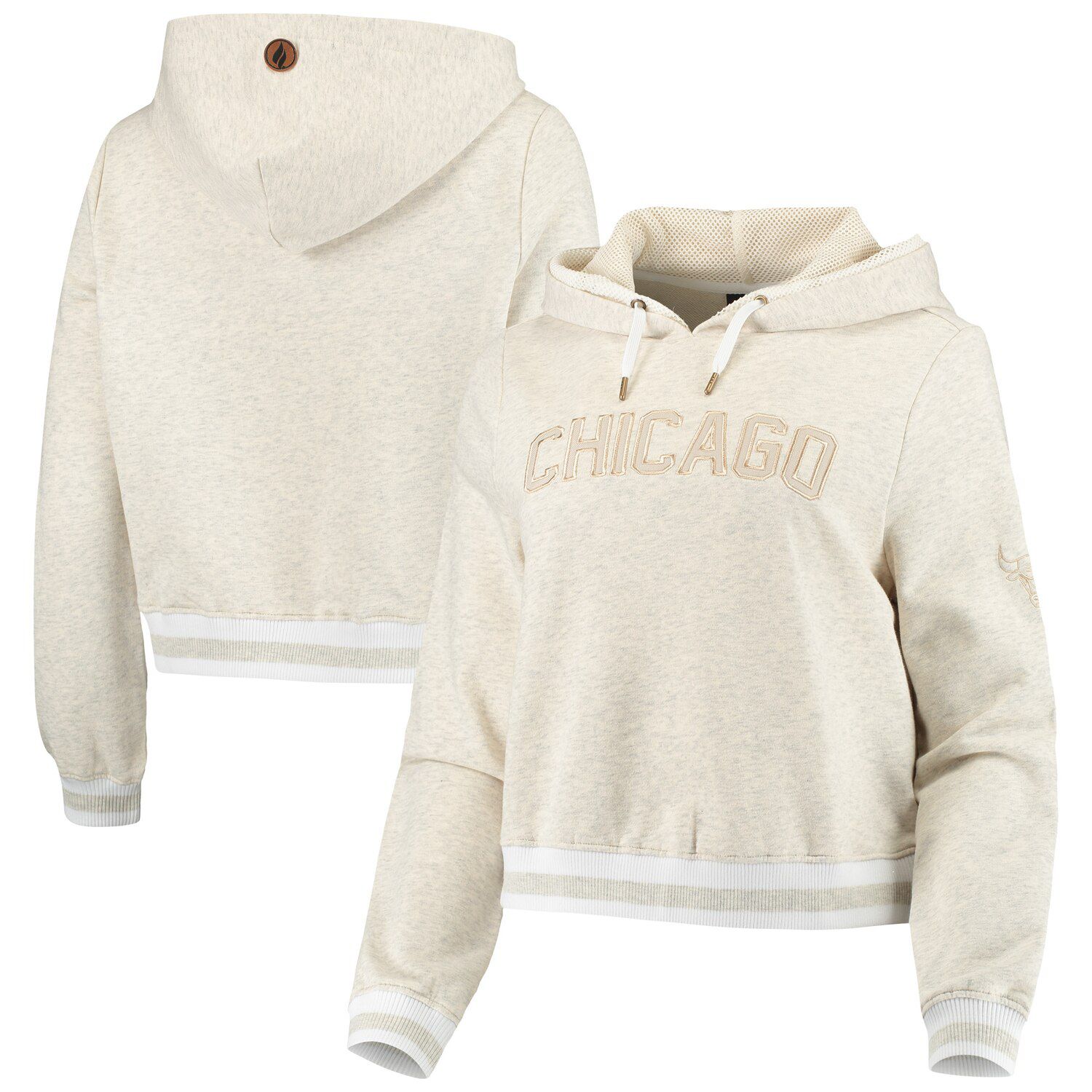 chicago bulls cropped hoodie