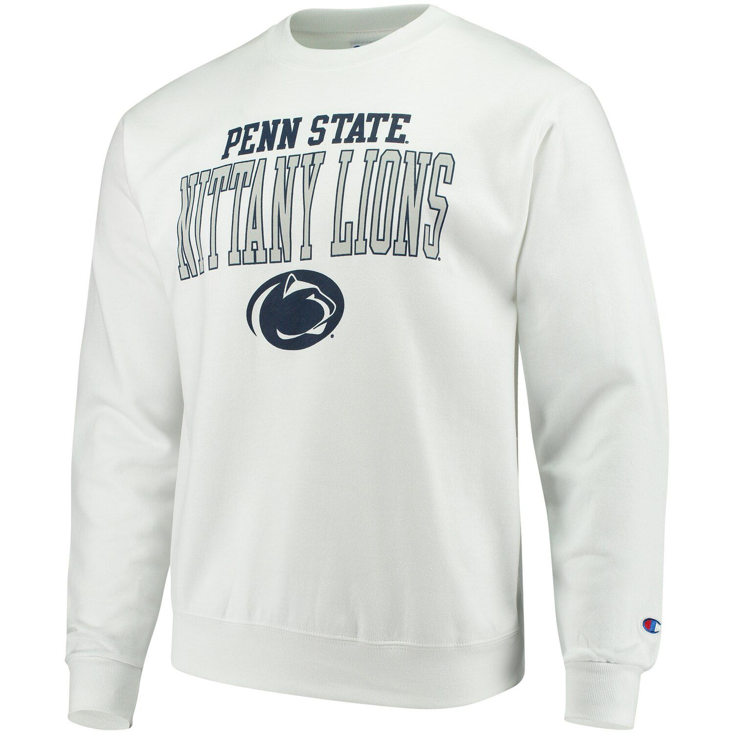 penn state white crew neck sweatshirt