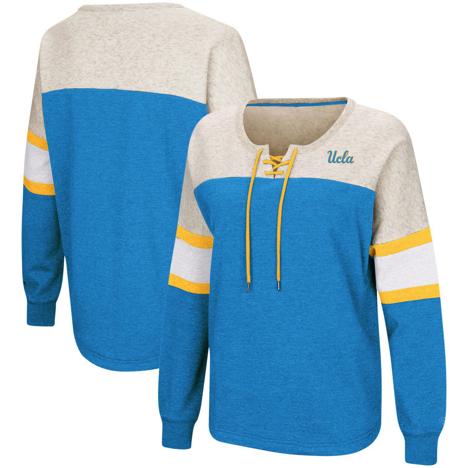 women's lace up sweatshirt