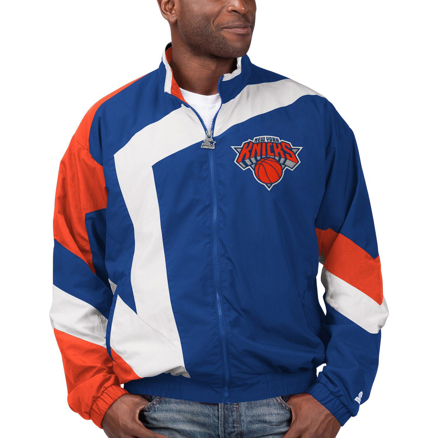 new york knicks denim jacket