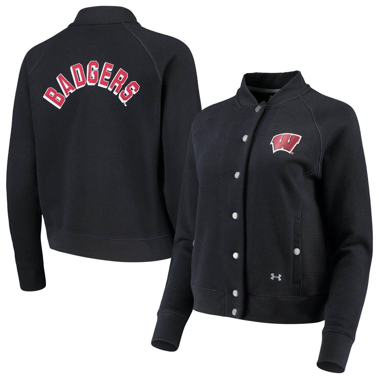 under armour black and white jacket