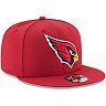 Men's New Era Cardinal Arizona Cardinals Basic 9FIFTY Adjustable ...
