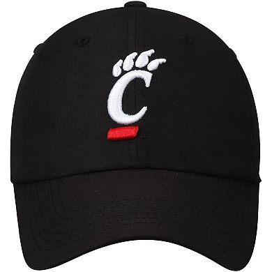 Men's Top of the World Black Cincinnati Bearcats Primary Logo Staple Adjustable Hat