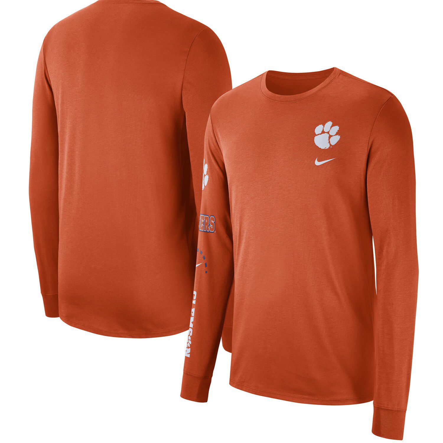 clemson nike long sleeve