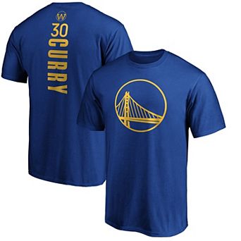 Men's Fanatics Branded Stephen Curry Royal Golden State Warriors Team Playmaker Name & Number T-Shirt