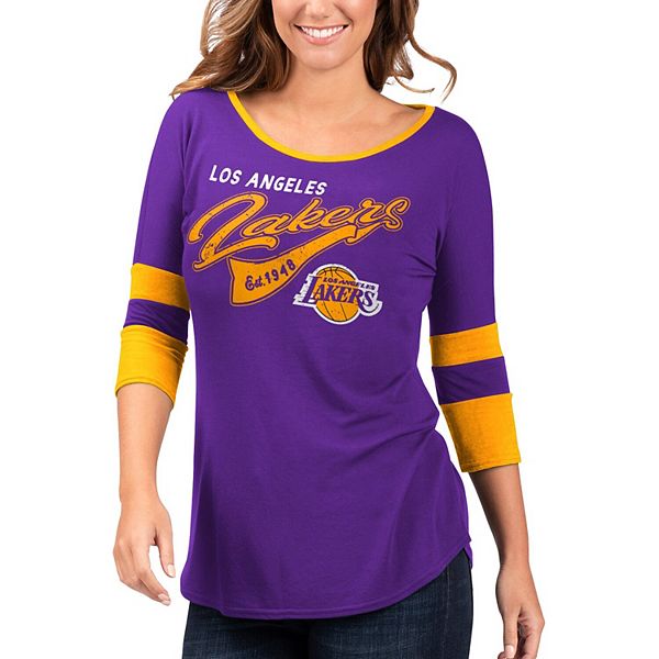 Women's G-III 4Her by Carl Banks Purple Los Angeles Lakers Opening