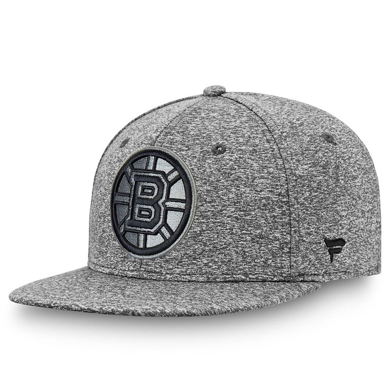 UPC 726651000328 product image for Men's Fanatics Branded Gray Boston Bruins Marled Tech Fitted Hat, Size: 7 5/8, G | upcitemdb.com