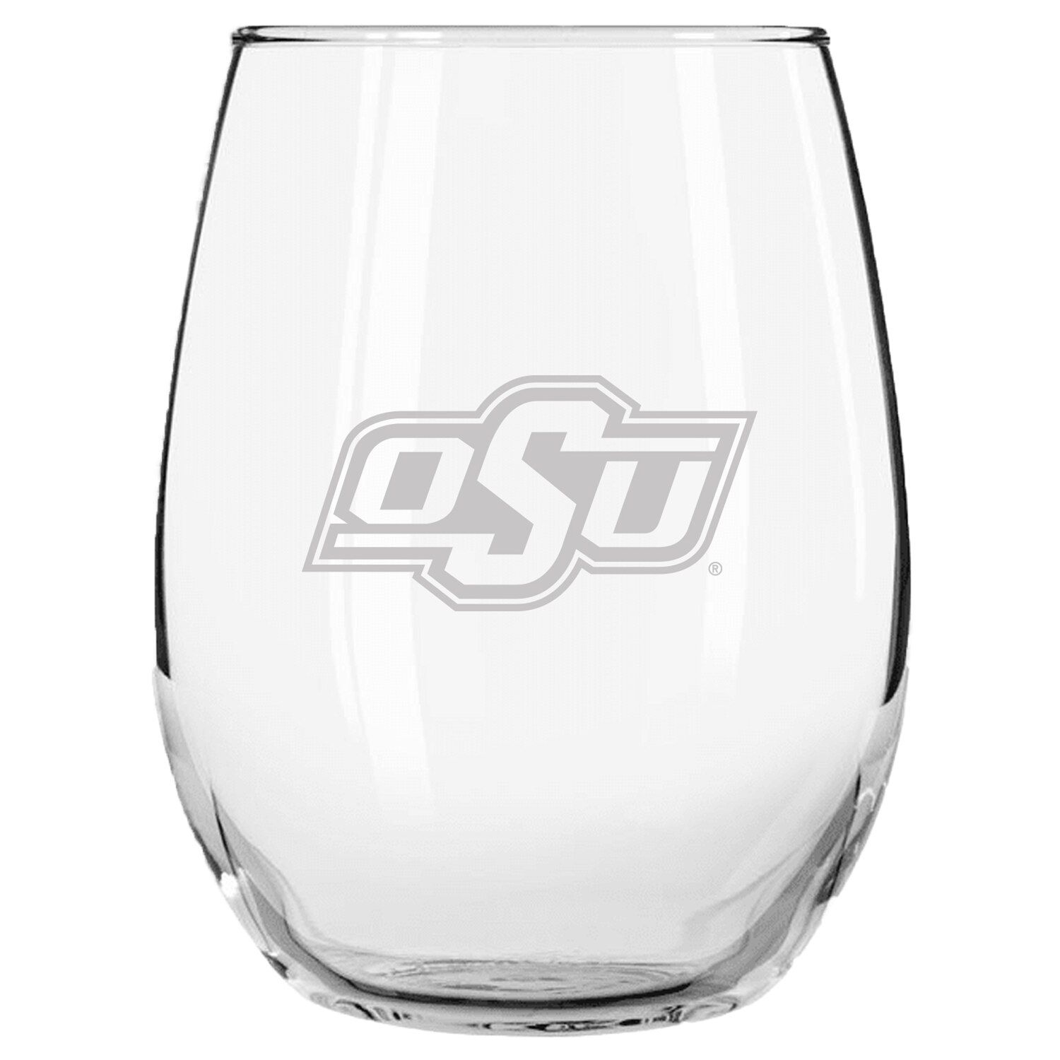 Image for Unbranded Oklahoma State Cowboys 15oz. Etched Stemless Glass Tumbler at Kohl's.