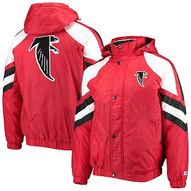 Men's Starter Red Atlanta Falcons Throwback Pro Full-Zip Jacket